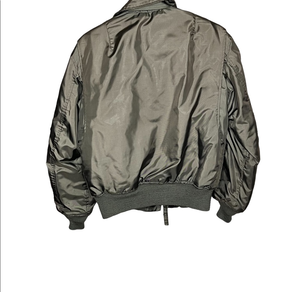 Vintage Military Issue Bomber Flight Jacket Gem